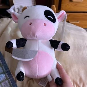 Cow with knife stuffy